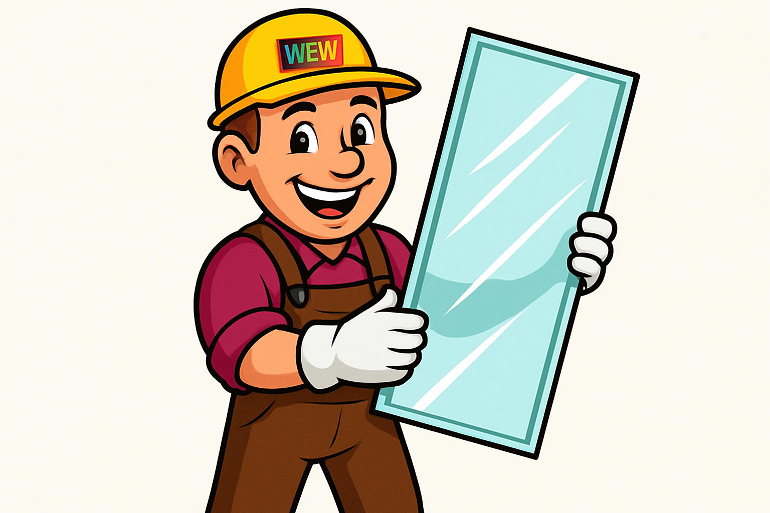 Window Repair Man Bolton Mascot